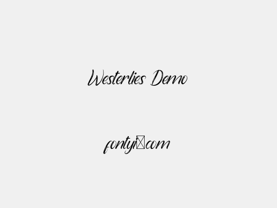 Westerlies Demo