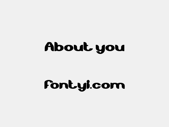 About you