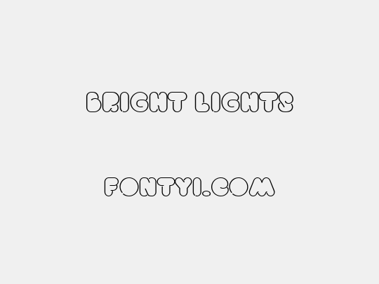 Bright Lights