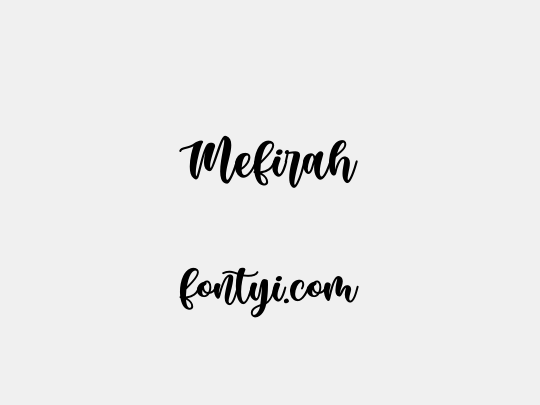 Mefirah