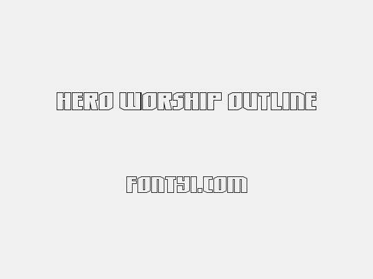 Hero Worship Outline