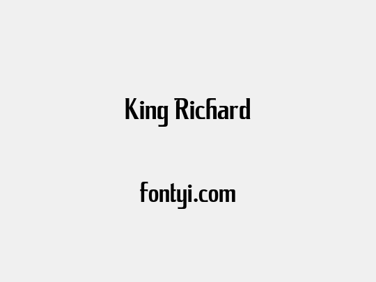 King Richard