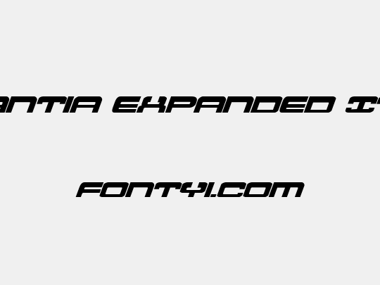Atlantia Expanded Italic