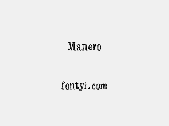 Manero