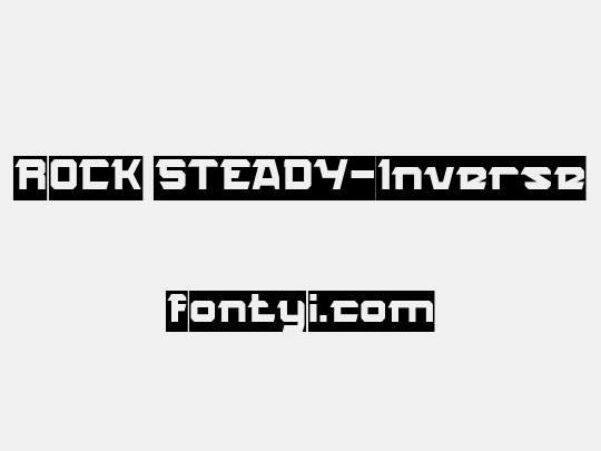 ROCK STEADY-Inverse