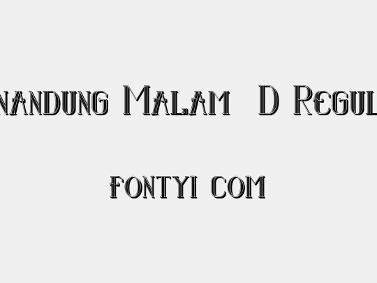 Senandung Malam 3D Regular