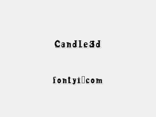 Candle3d