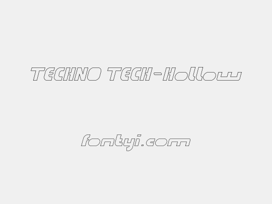 TECHNO TECH-Hollow