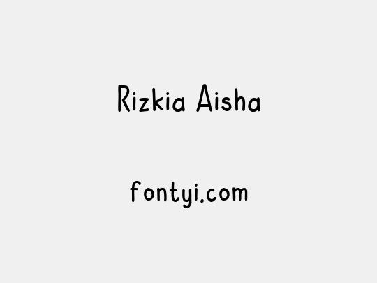 Rizkia Aisha