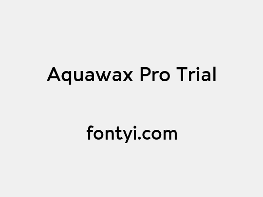 Aquawax Pro Trial