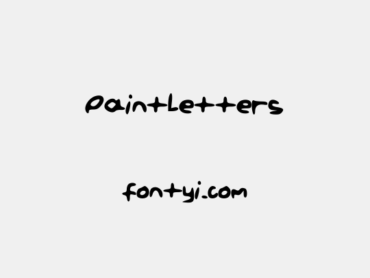 PaintLetters