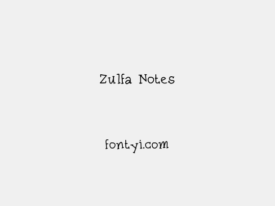 Zulfa Notes