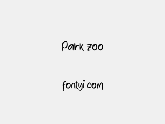 Park zoo