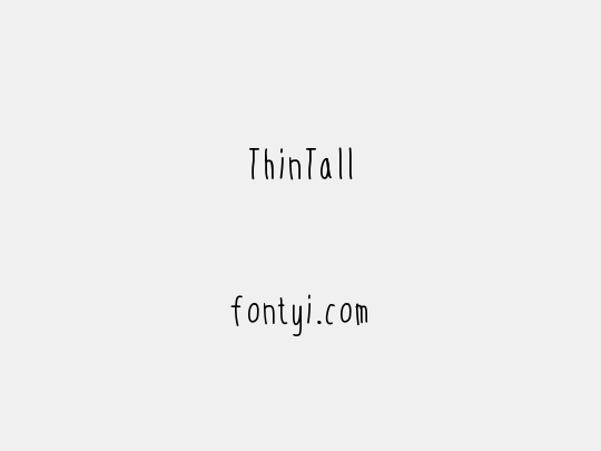 ThinTall