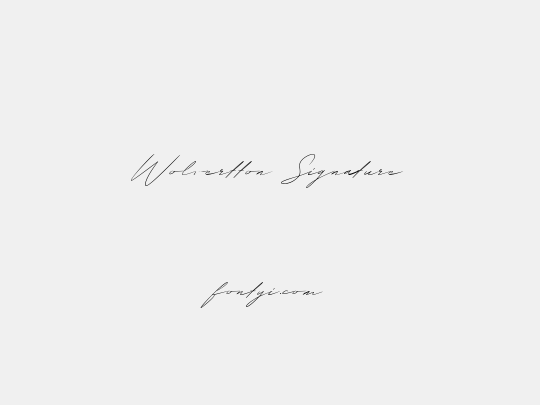 Wolvertton Signature