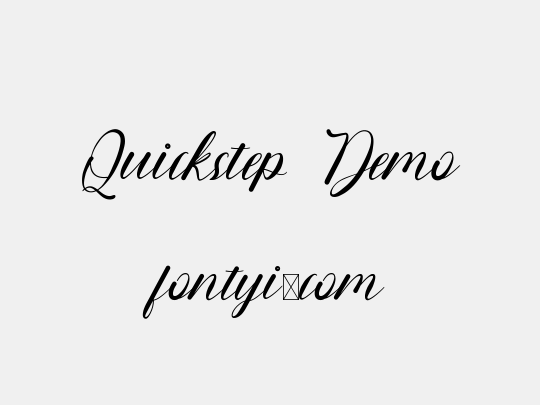 Quickstep Demo