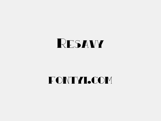 Resavy