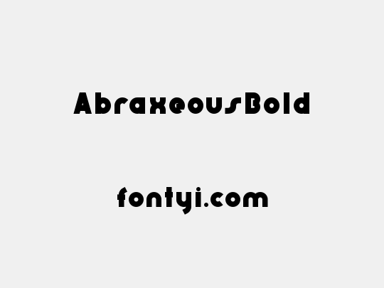 AbraxeousBold