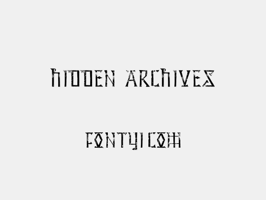 Hidden Archives