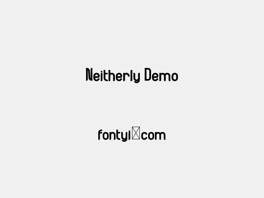 Neitherly Demo