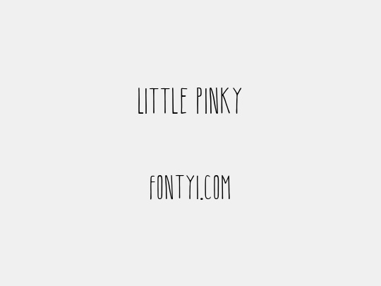 Little Pinky