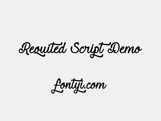 Requited Script Demo