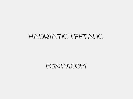 Hadriatic Leftalic