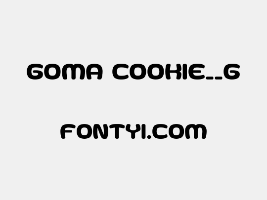 Goma Cookie__G