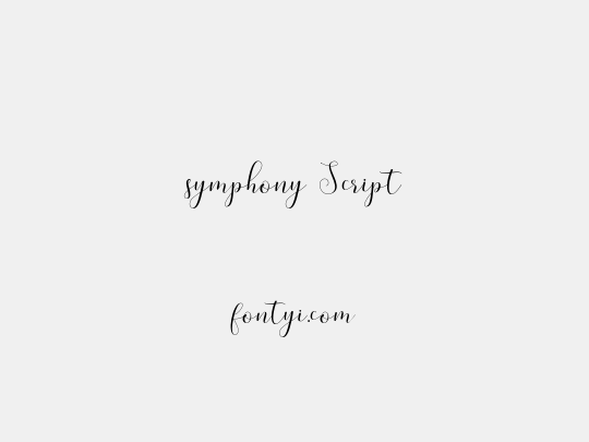 symphony Script