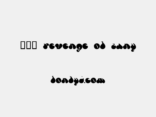FSO revenge of zany