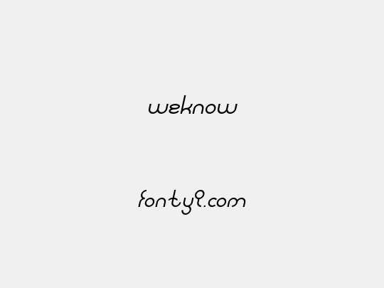 weknow