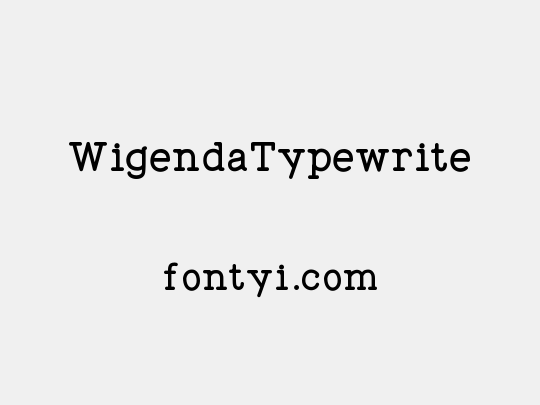 WigendaTypewrite
