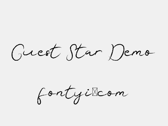 Guest Star Demo