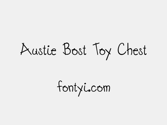Austie Bost Toy Chest
