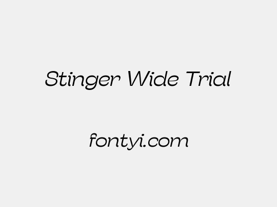 Stinger Wide Trial