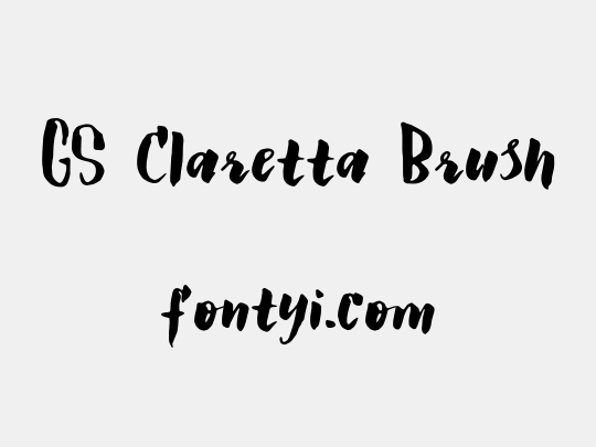 GS Claretta Brush