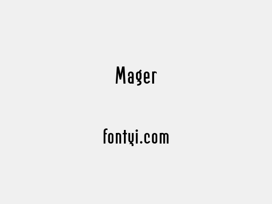 Mager