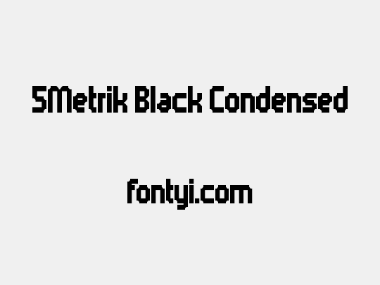 5Metrik Black Condensed