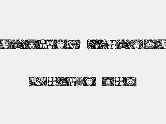 Jugendstil Ornamente