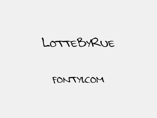 LotteByRue