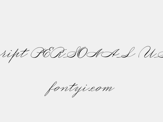 Medish Script PERSONAL USE ONLY