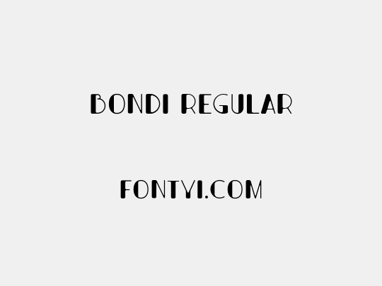 Bondi Regular