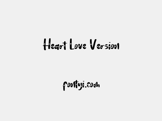 Heart Love Version