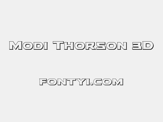 Modi Thorson 3D