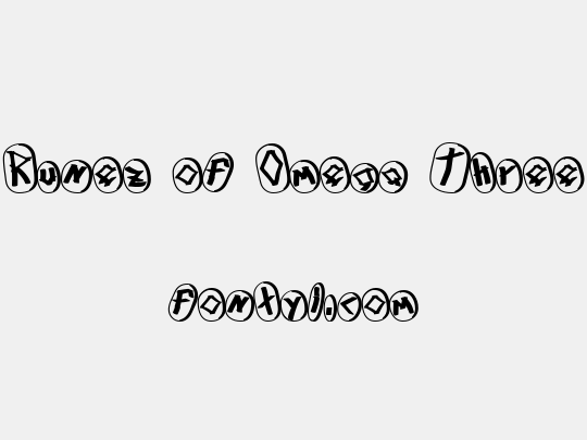 Runez of Omega Three