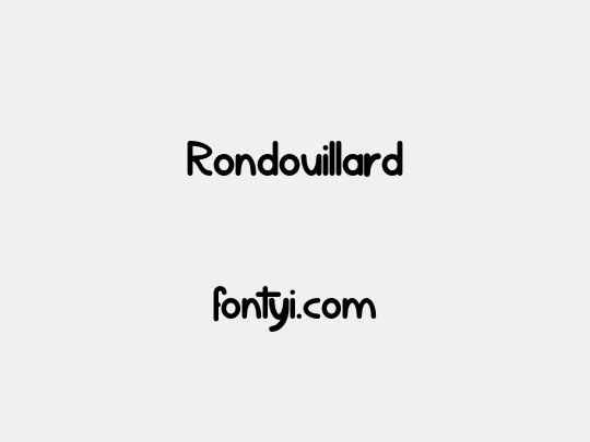 Rondouillard