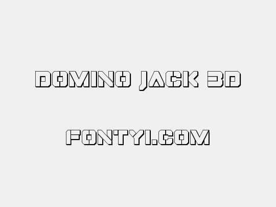 Domino Jack 3D