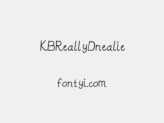 KBReallyDnealie