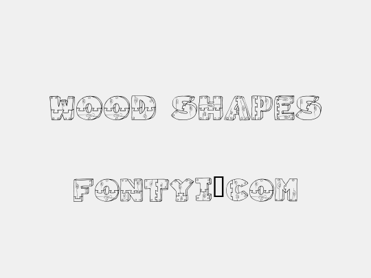 Wood Shapes