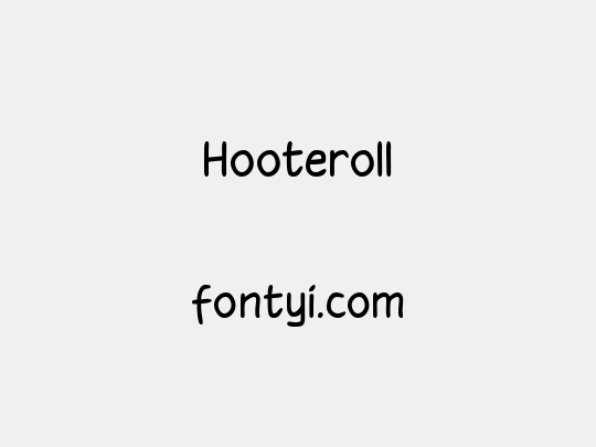 Hooteroll